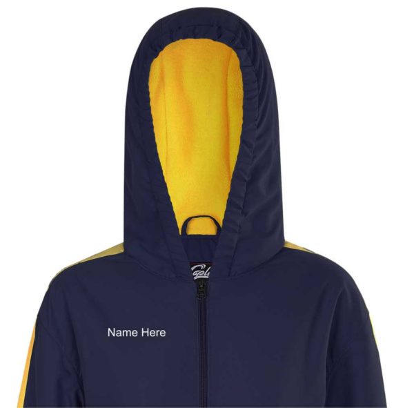 Swim Parka Navy/Gold - Image 4